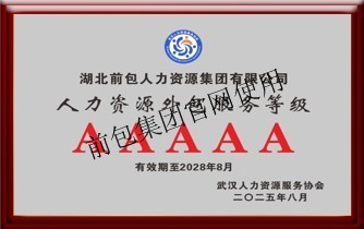 武汉市人力资源外包服务5A级企业